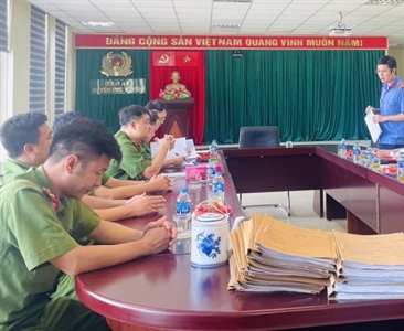 Viện KSND huyện Phú Xuyên trực tiếp kiểm sát công tác thi hành án hình sự...